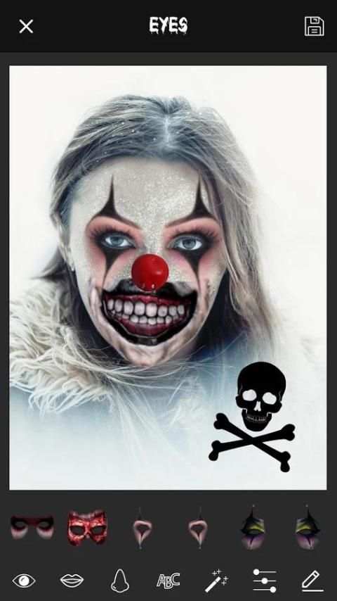 Clown Costume: Scary Killer Mask Pro 4 تصوير الشاشة