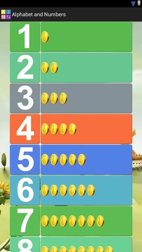 Alphabet and numbers скриншот 6