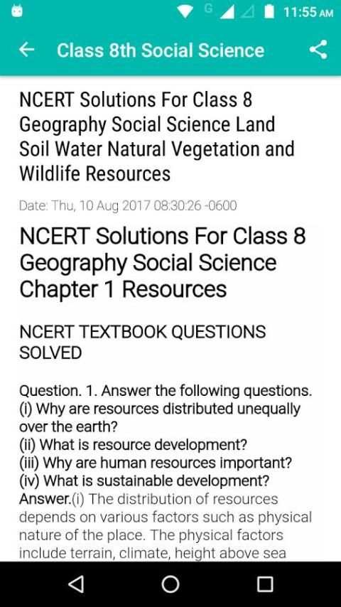 CBSE Social Science 8th Class screenshot 3