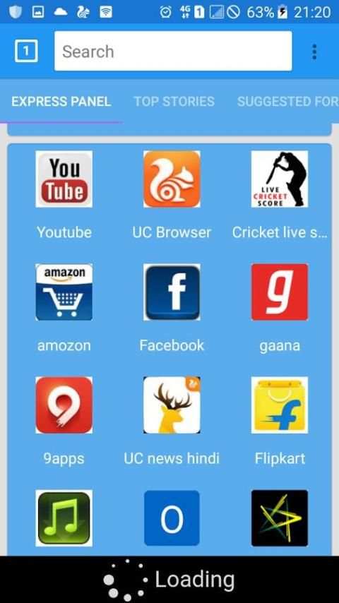 indian 4G speed browser screenshot 2