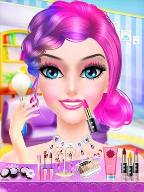 Candy Makeup Artist - Sweet Salon Games For Girls screenshot 4