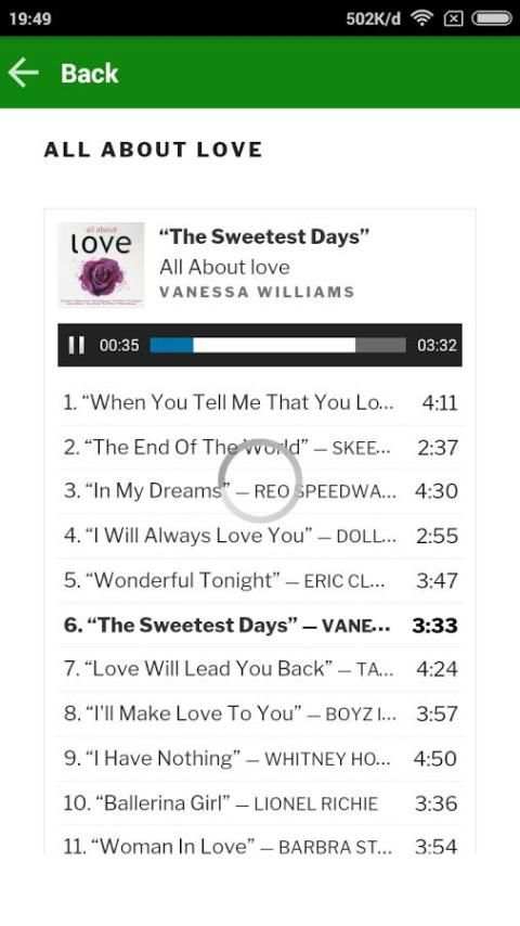 Good Love Songs скриншот 2