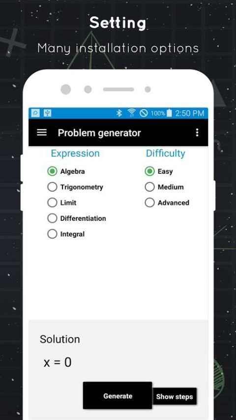Math Solver 1 تصوير الشاشة