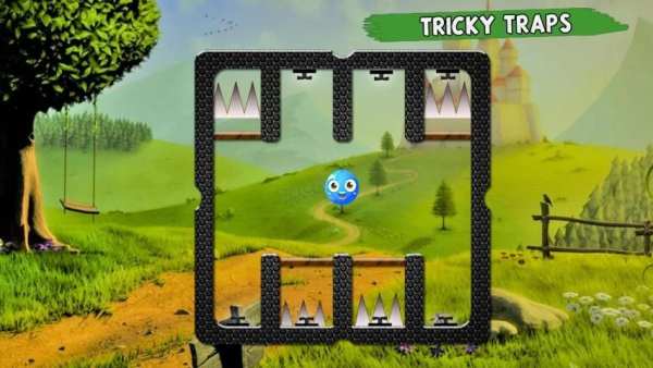 Angry Blue Freezing Ball screenshot 5