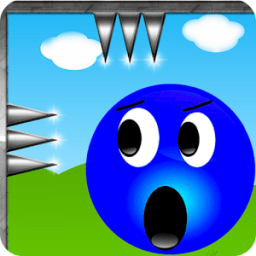Angry Blue Freezing Ball icon