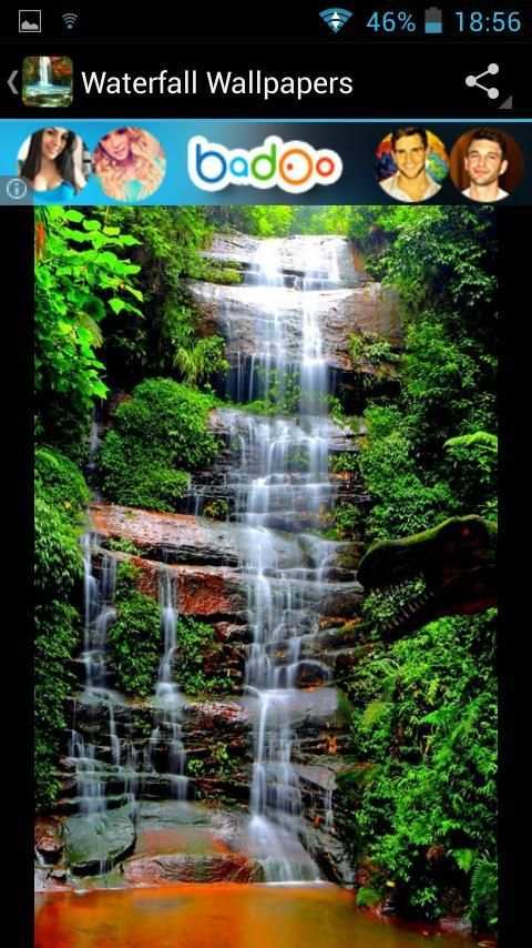 Fondos de Pantalla Cascadas स्क्रीनशॉट 2