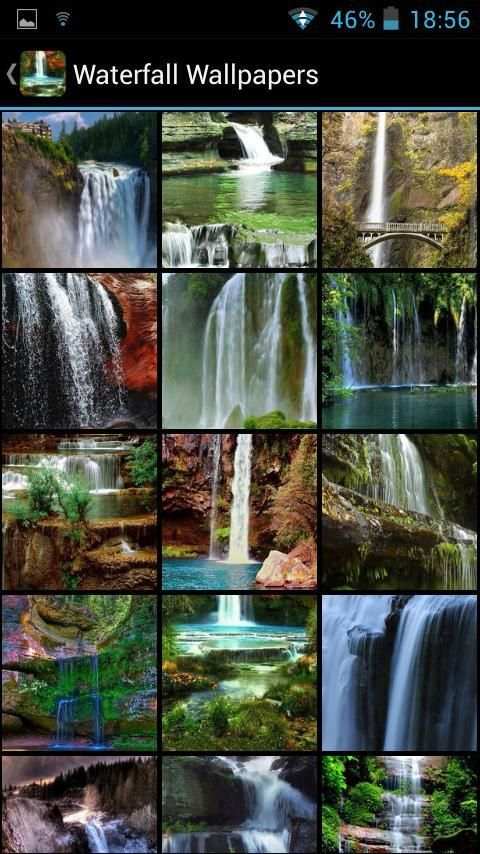 Fondos de Pantalla Cascadas स्क्रीनशॉट 1