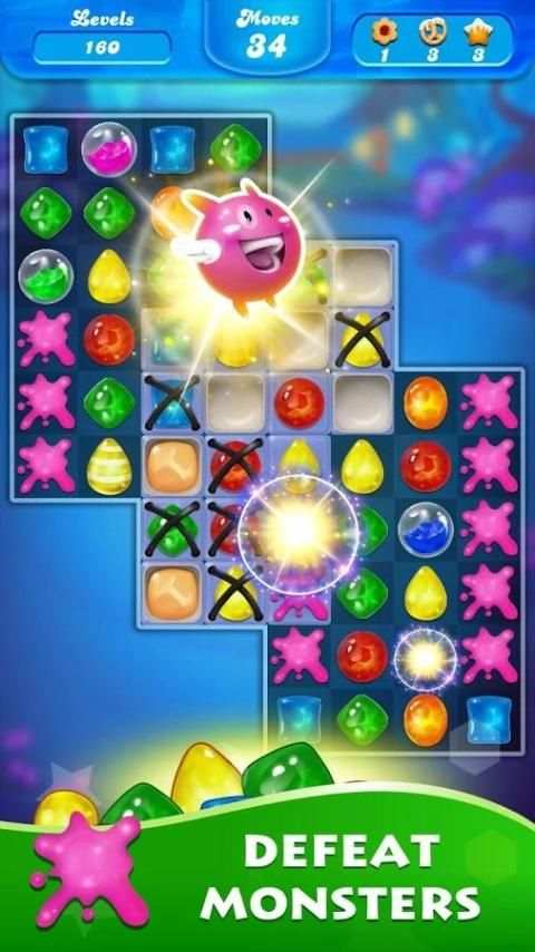 मीठा कैंडी स्टोरी candy puzzle स्क्रीनशॉट 1
