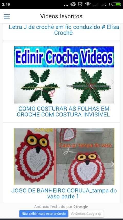 Melhores canais de crochê screenshot 2