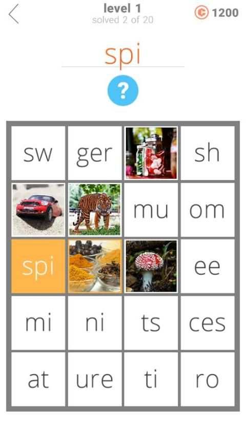 1 Pic 1 Clue: Word Search Game 2 تصوير الشاشة