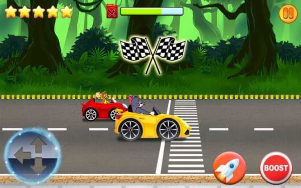 Racing Tom Battle Jerry screenshot 1