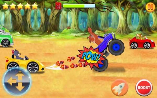 Racing Tom Battle Jerry 2 تصوير الشاشة