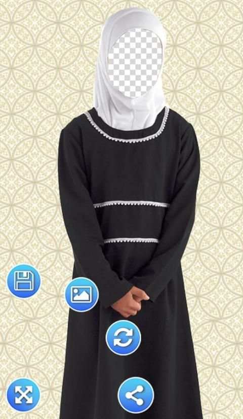 Hijab Kids Photo Frames скриншот 3