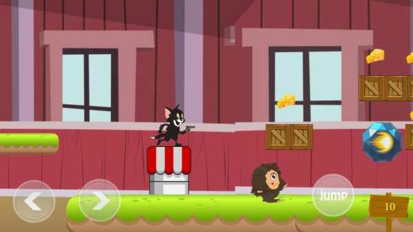 Super Ninja Tom- Adventure Running and Shooting screenshot 1