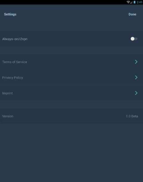 i2VPN screenshot 6