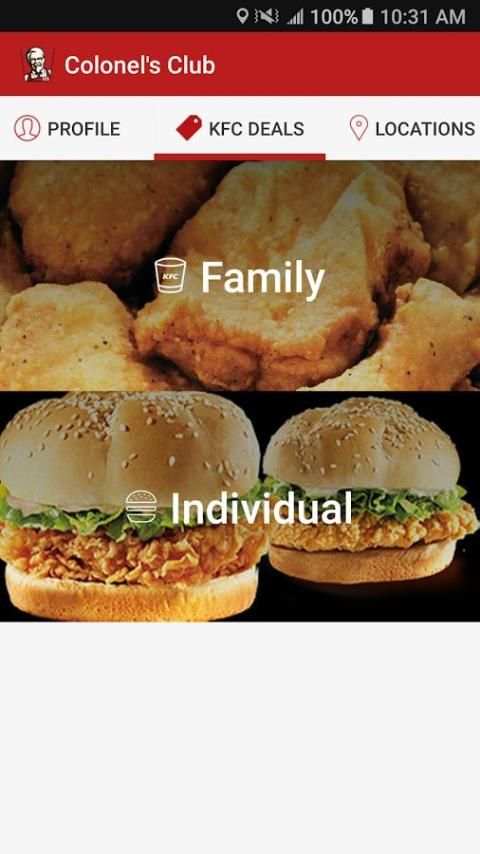 KFC Canada Colonel's Club 3 تصوير الشاشة