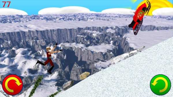Snowmobile Santa - Racing Game скриншот 4
