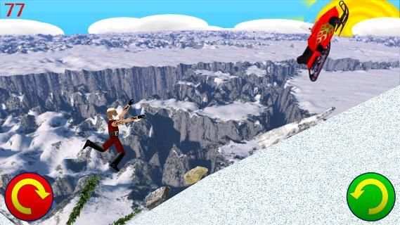Snowmobile Santa - Racing Game screenshot 9