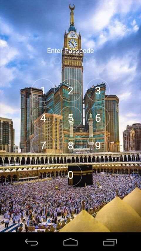 Mecca Live Screen Lock 3 تصوير الشاشة