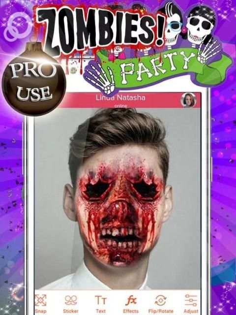 Zombie Face Makeup screenshot 4