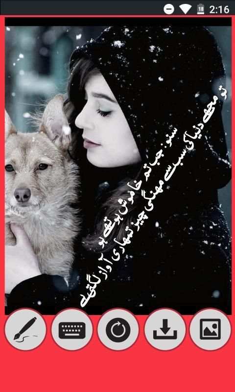 Poetry Photo Editor: Urdu Shairi 3 تصوير الشاشة