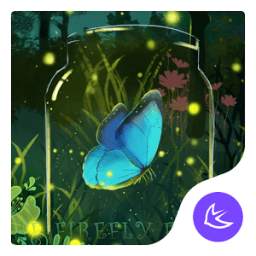 The Firefly forest-APUS Launcher theme