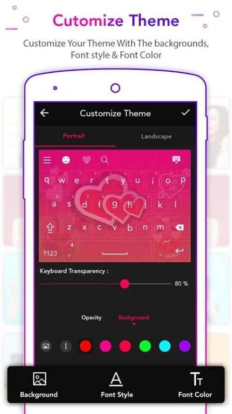 Love Keyboard скриншот 2