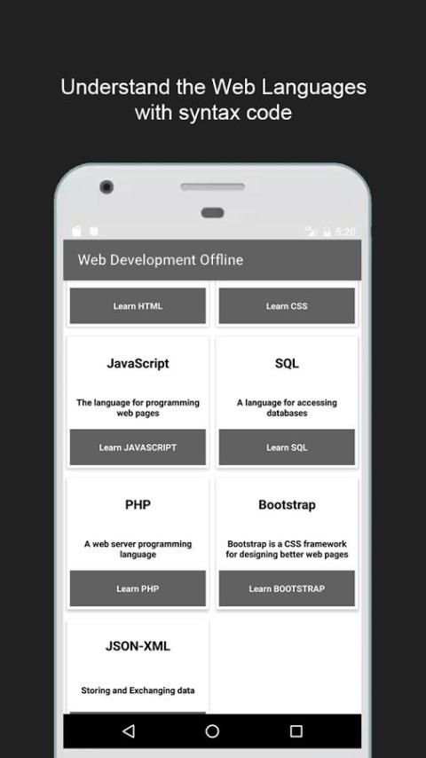 Learn Web Development Offline скриншот 6