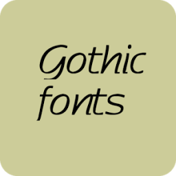 Gothic Font for Samsung Galaxy أيقونة