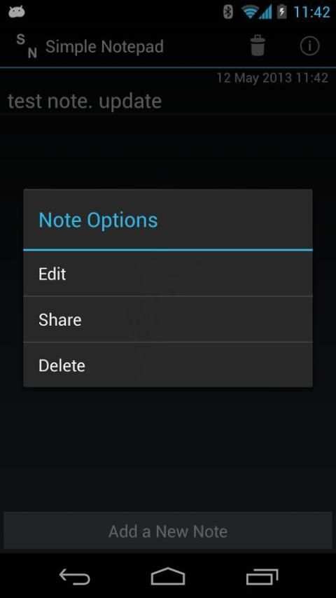 Simple Notepad screenshot 1