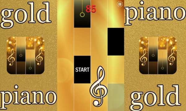 gold piano tiles screenshot 4