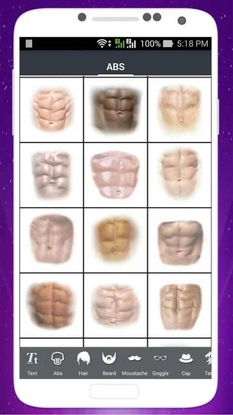 Six Pack Photo Editor screenshot 1