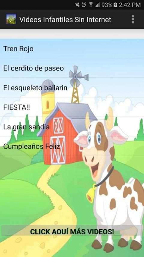 Videos Infantiles Sin Internet 2 تصوير الشاشة