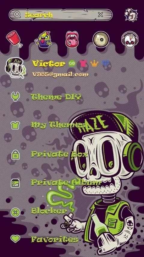 GO SMS GRAFFITI THEME 1 تصوير الشاشة