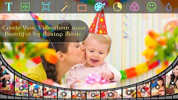 Birthday Slideshow Video Maker स्क्रीनशॉट 2