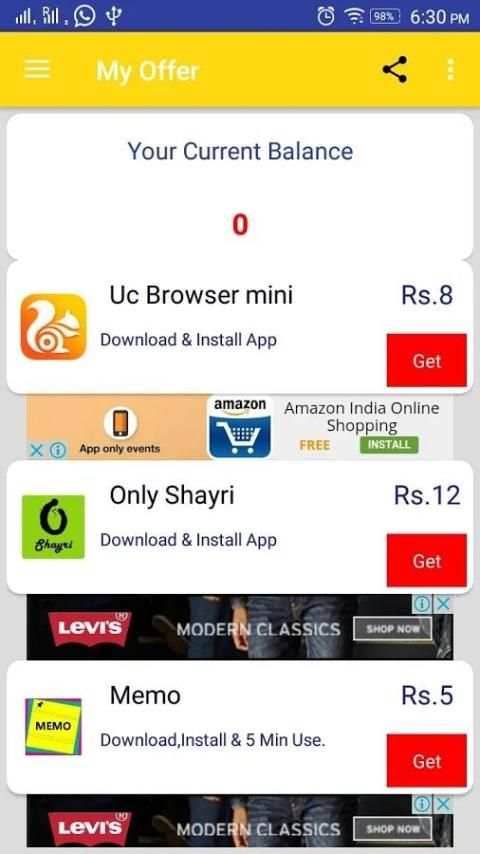 Earn Recharge स्क्रीनशॉट 3