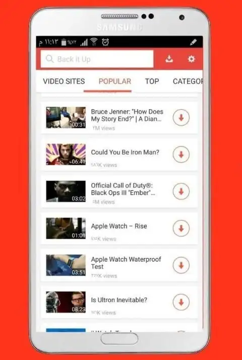 SANPTUBE DOWNLOADER screenshot 1