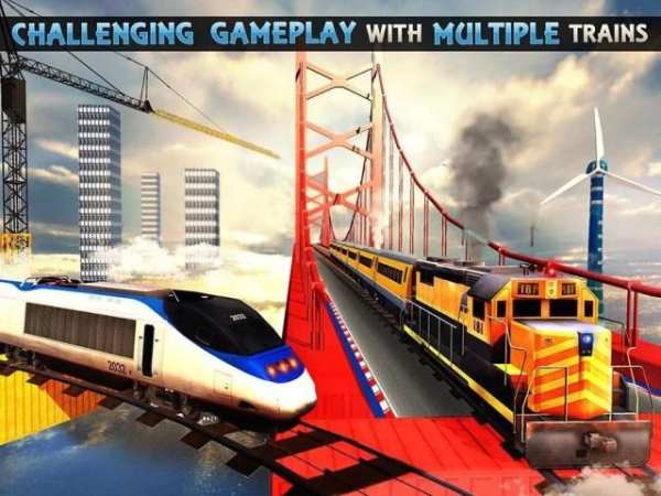 Impossible City Train Driving Sim 3 تصوير الشاشة