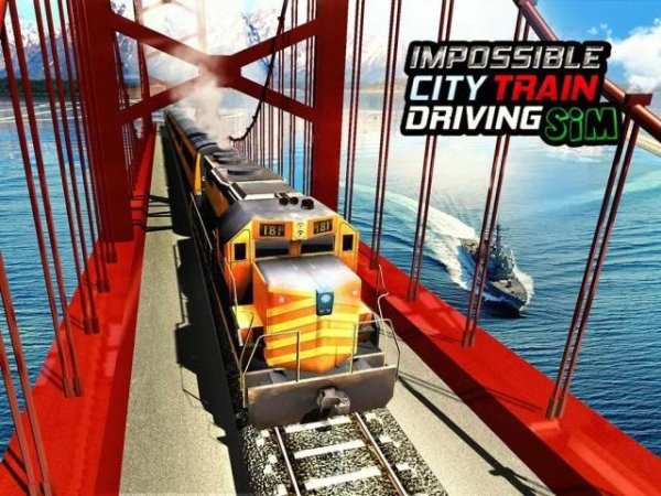 Impossible City Train Driving Sim 10 تصوير الشاشة