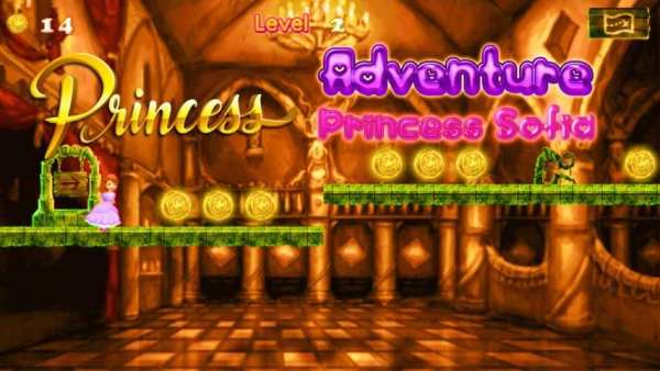Abenteuer Prinzessin Sofia Run Temple 4 تصوير الشاشة
