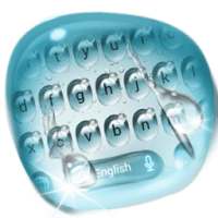 Shiny Water Drop Keyboard on 9Apps