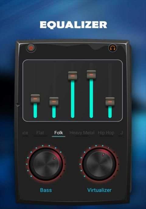 equalizer * - bass booster with music player 2018 screenshot 5