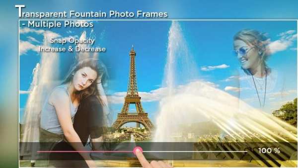 Transparent Fountain Photo Frames - Multiple Photo screenshot 3