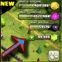Hack Free Gems for coc New 2017 (Prank) иконка