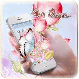 Pink Rose Butterfly Theme 1.1.3