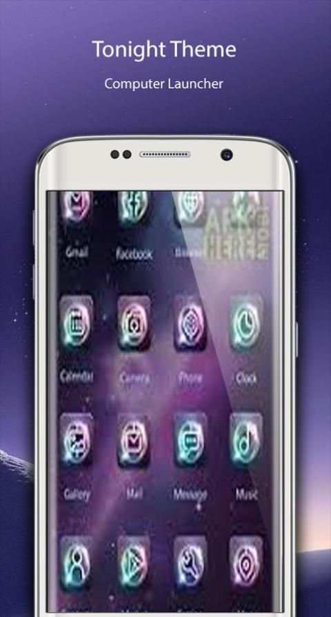 Tonight Launcher Theme скриншот 3