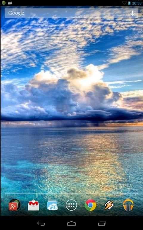 Blue Sea. Live Wallpaper. screenshot 4