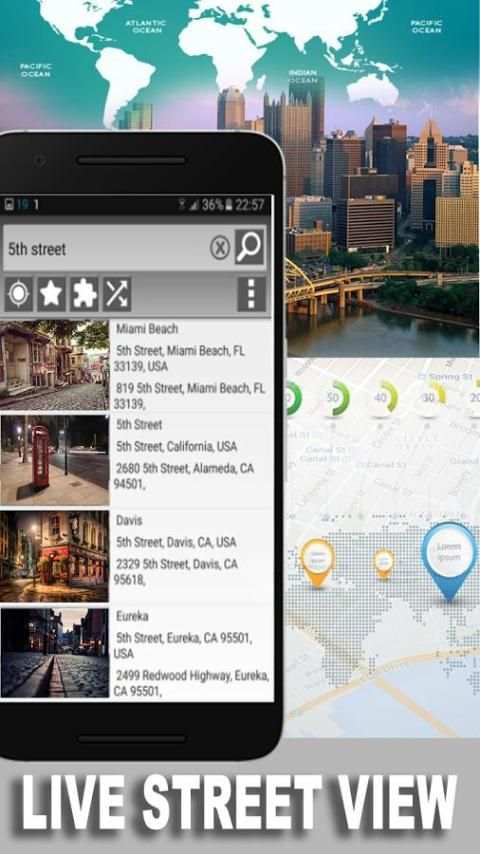 Street Map Panorama Live View and Navigation 3D screenshot 1