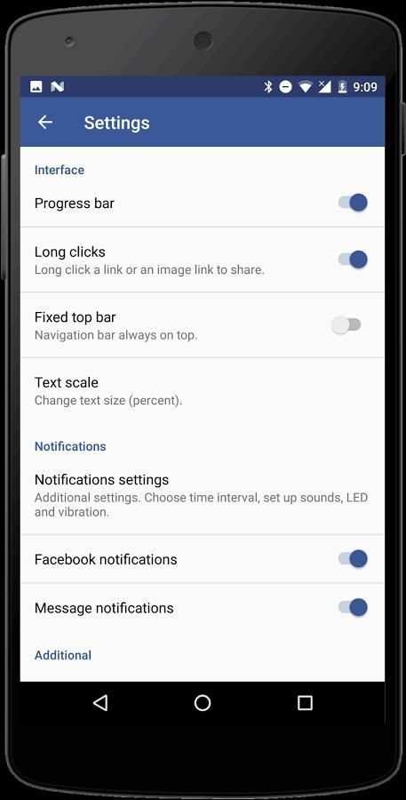Lite Messenger and Facebook स्क्रीनशॉट 1