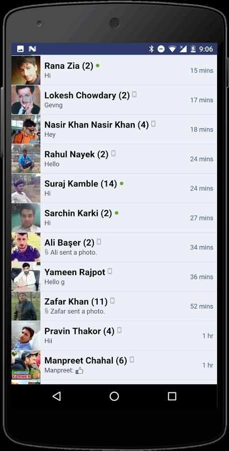 Lite Messenger and Facebook screenshot 2